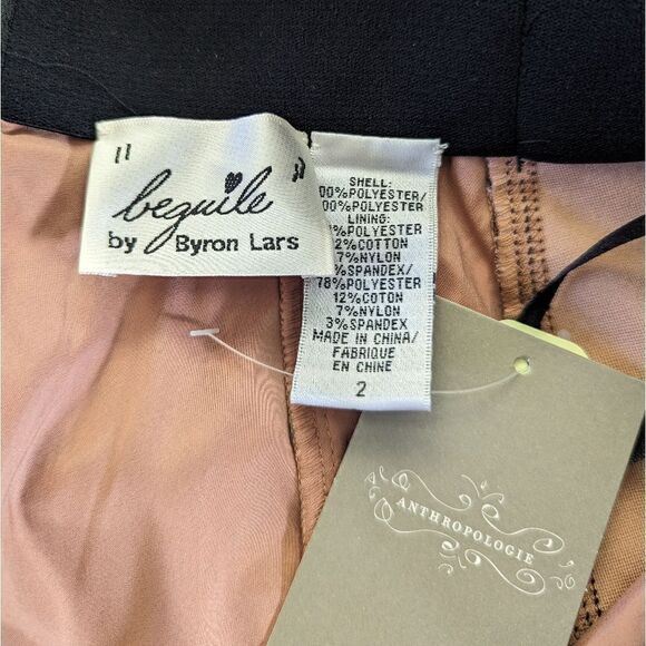 Beguile By Byron Lars Pencil Skirt Coquette Girl Witchy Romantic Whimsical 2 NWT - Picture 2 of 14